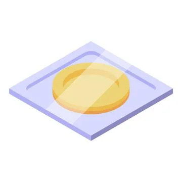 Classic condom icon isometric vector. Female contraception Illustrazione stock