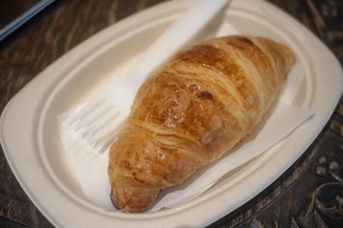 Classic Croissant Stock Photos