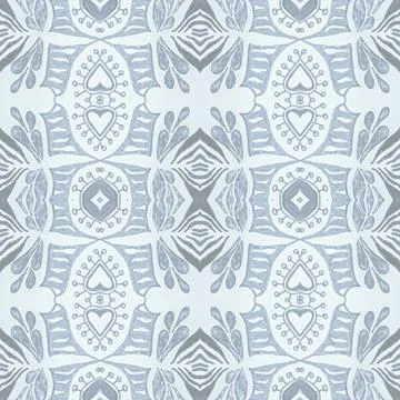Classic damask pattern. Vintage baroque background. Antique renaissance design Stock Illustration