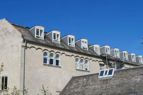 Classic Danish architecture Stock Photos