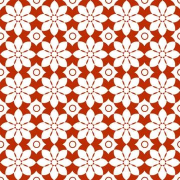 Classic dark and light seamless floral ornament patterns. Endless texture can Stock Illustration