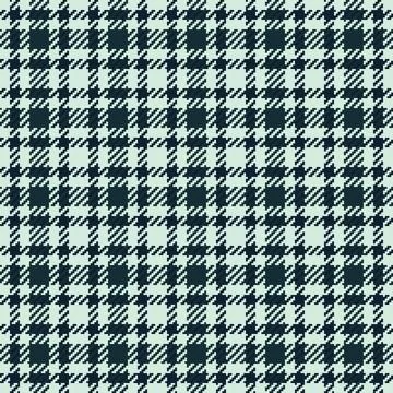 A classic dark blue and light mint green plaid pattern, featuring a seamles.. イラスト素材