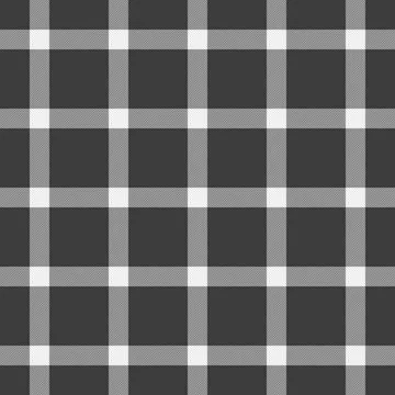 Classic dark grey plaid pattern. Timeless textile design, ideal for backgro.. Stock Illustration
