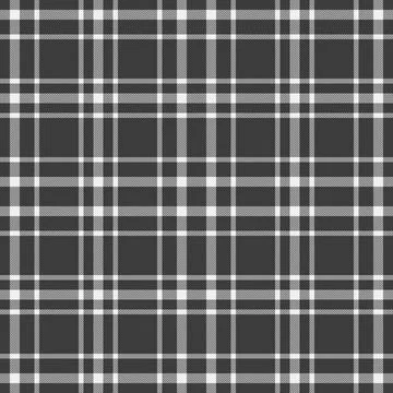 Classic dark plaid pattern. Timeless textile design, suitable for fashion, in Illustrazione stock