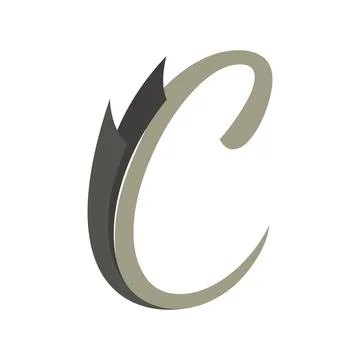 Classic design letter C vector image for element design Stock Illustration