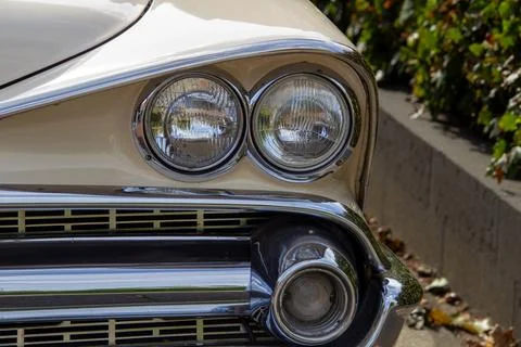 Classic Dodge Coronet on an oldtimer event in the Netherlands Stock Photos