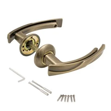 Classic door handle 스톡 사진