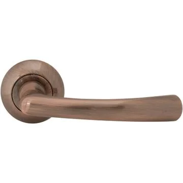 Classic door handle side view Stock Photos