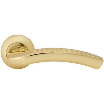 Classic door handle side view Stock Photos