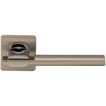Classic door handle side view Stock Photos