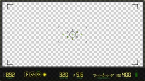 Classic DSLR Viewfinder 스톡 동영상 46039390