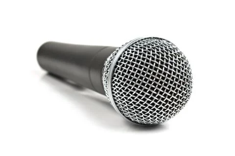 Classic dynamic microphone Foto stock