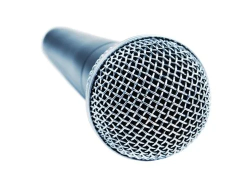 Classic dynamic microphone 스톡 사진