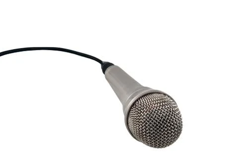 Classic dynamic microphone Stock Photos