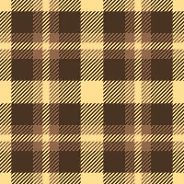Classic, earthy plaid pattern. Neutral tones create a comforting, rustic text Stock Illustration
