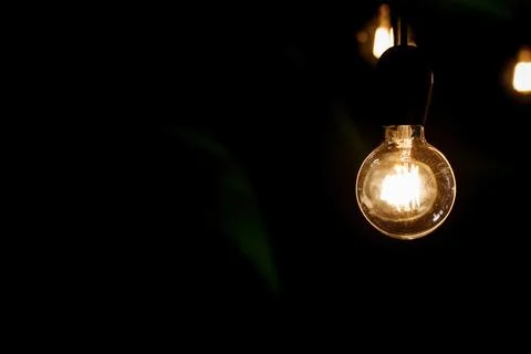 Classic Edison light bulb Foto stock