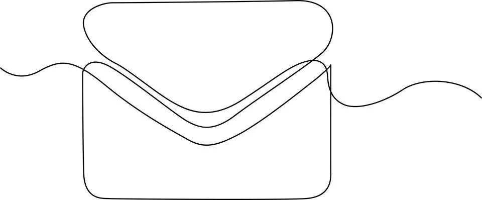 Classic envelope design Vector Illustrazione stock