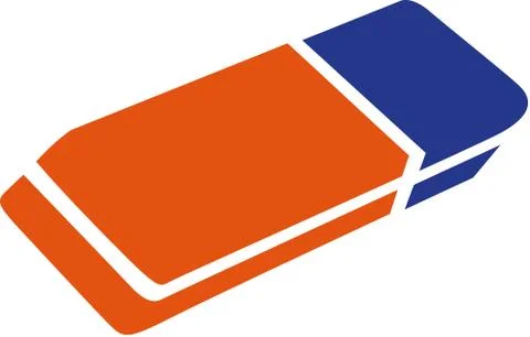 Classic eraser Stock Illustration