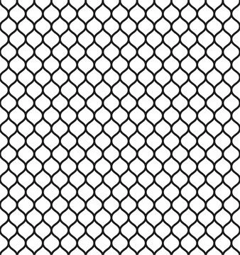 Classic fabric seamless pattern. Net geometric seamless pattern. Stock Illustration