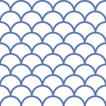 Classic fabric seamless pattern. Scale geometric seamless pattern. Illustrazione stock