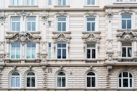 Classic facade Stock Photos