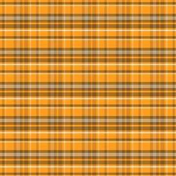 Classic Fall Orange Tartan Background Vector for Autumn Apparel Stock Illustration