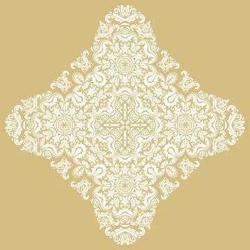 Classic Fine Pattern With Various Arabesques Stock Illustration