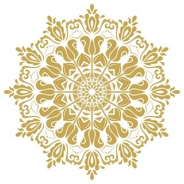 Classic Fine Pattern With Various Arabesques Illustrazione stock