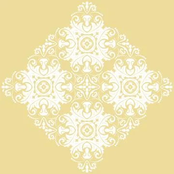 Classic Fine Pattern With Various Arabesques Illustrazione stock