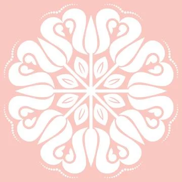 Classic Fine Pattern With Various Arabesques Stock Illustration