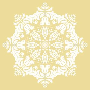 Classic Fine Pattern With Various Arabesques Stock Illustration