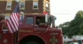 Classic Fire Truck In A Parade HD Footage
