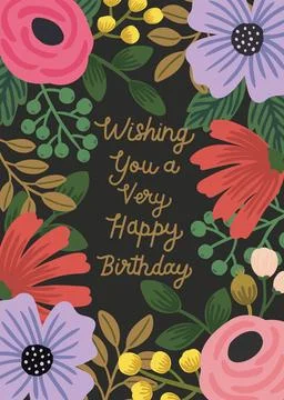 Classic FLoral Background Stock Illustration
