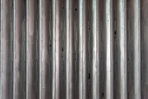 Classic foldding metal gate Stock Photos