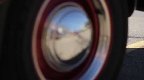 Classic Ford Rim Stock Footage 25239568