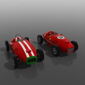 Classic Formula car Stock Illustration