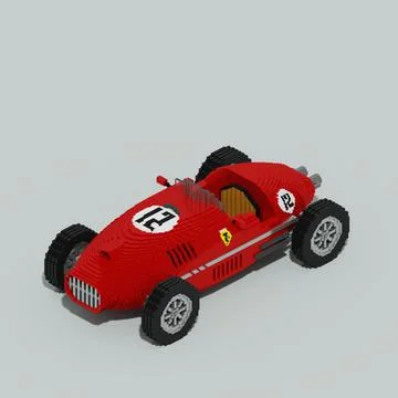 Classic formula car Stock Illustration