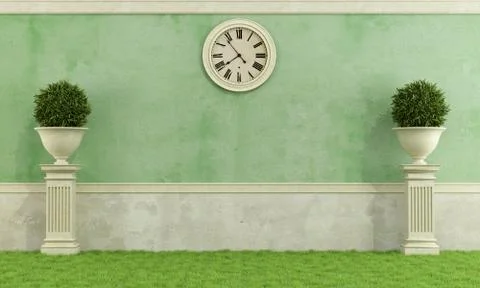 Classic garden Stock Illustration