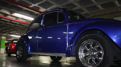 Classic German Car 2 Stock Footage 24884585