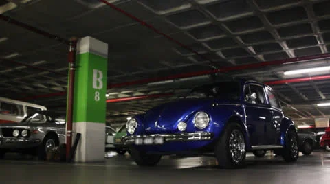 Classic German Car 3 Stock Footage 24884485