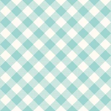 Classic Gingham background, seamelss vector vichy pattern Stock Illustration