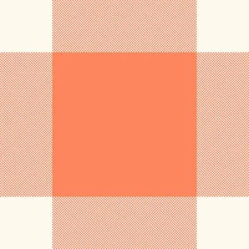 Classic gingham pattern featuring warm coral and beige hues. Ideal for backgr Stock Illustration