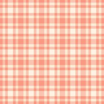 Classic gingham pattern in peach cream. Soft, comforting, and versatile. Id.. Stock Illustration