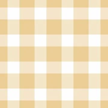 Classic gingham pattern in warm beige and white. Versatile background for gra Stock Illustration