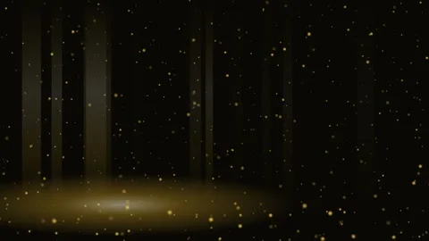 Classic Gold glitter particles falling luxury background loop Vídeos de archivo 342641504
