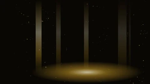 Classic Gold glitter particles falling luxury background loop Vídeos de archivo 342641715