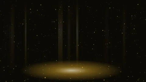 Classic Gold glitter particles falling luxury background loop Vídeos de archivo 342641799