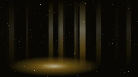 Classic Gold glitter particles falling luxury background loop Video stock 342641908