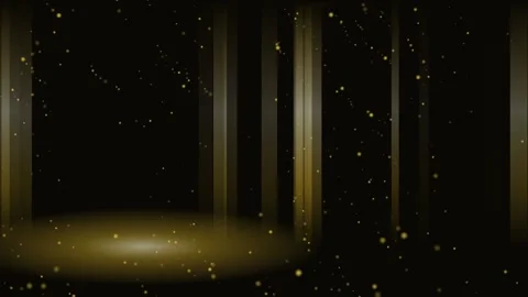 Classic Gold glitter particles falling luxury background loop Stock Footage 342643018