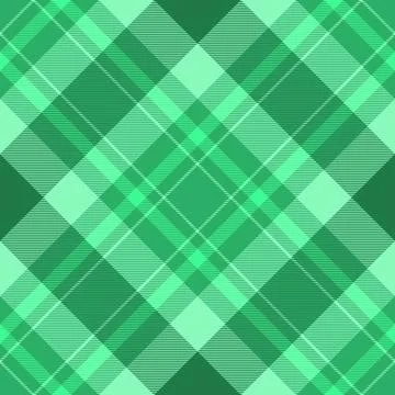 Classic green plaid pattern, seamless design. Versatile for textiles, backgro Stock Illustration